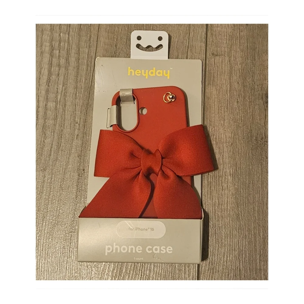 Heyday Red Phone Case with Large Bow iPhone 16